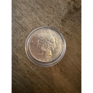 1923 P Peace Silver Dollar US Mint Vintage 90% Silver One Dollar Coin VF